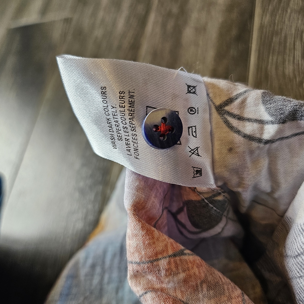 Colorful Abstract Button-Up Shirt - Picture 11 of 12
